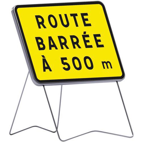 Bord Route barrée KC1 a 500 m - Taliaplast
