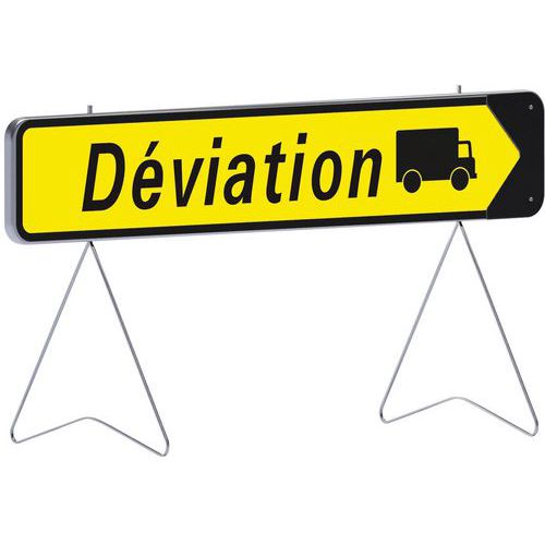 Bord Déviation KD22b verwijderbare pijl - Taliaplast