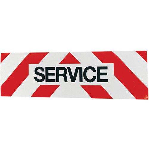 Bord reflecterend zelfklevend SERVICE - Taliaplast