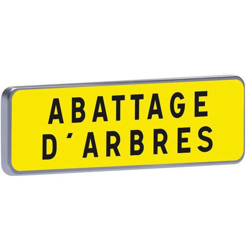 Bord KM9 Abattage d'arbres - Taliaplast