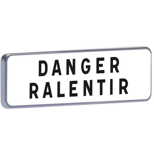 Waarschuwingsbord M9 Danger ralentir - Taliaplast