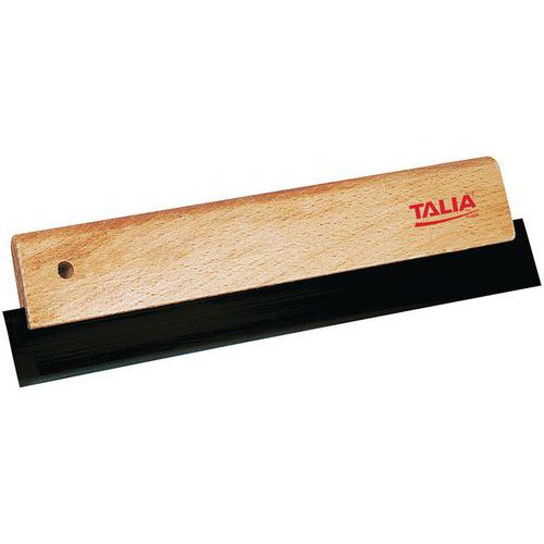 Tegelstrijker hout met rubberen blad - Taliaplast