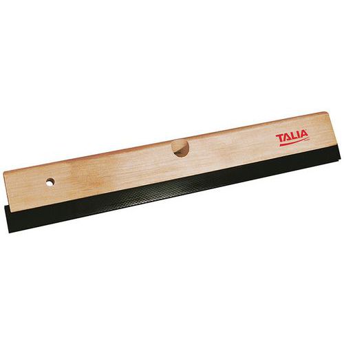 Vloertrekker hout dubbel rubber - Taliaplast