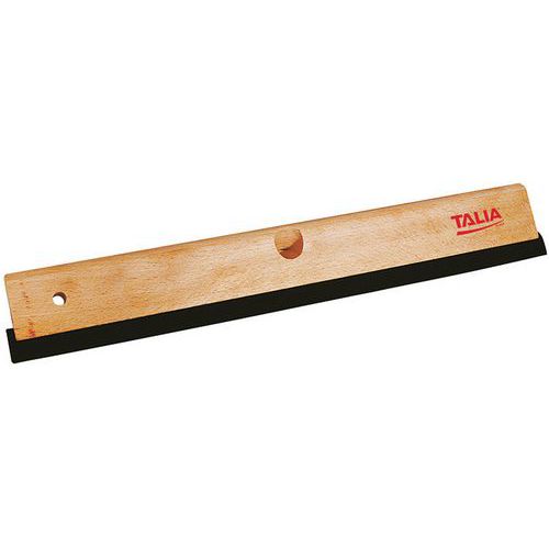 Vloertrekker hout met dubbele schuimrubberen bladen - Taliaplast