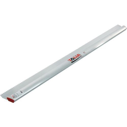Strijklat gekarteld H-vorm aluminium - Taliaplast