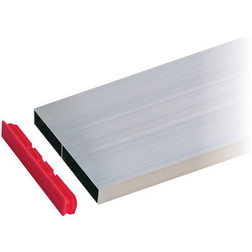 Afrijlat rechthoek aluminium 1 zijden 2 cellen - Taliaplast