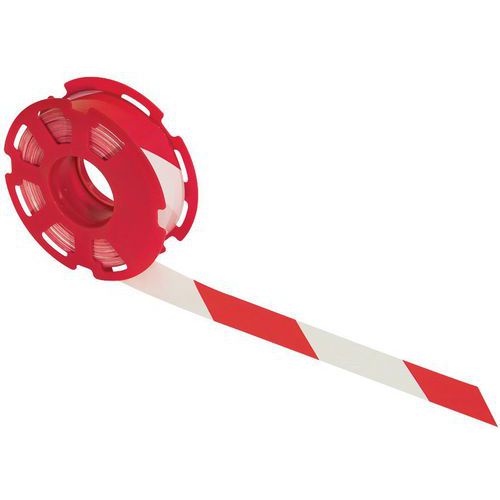 Afzetlint Rubafort - Rood/wit - Taliaplast