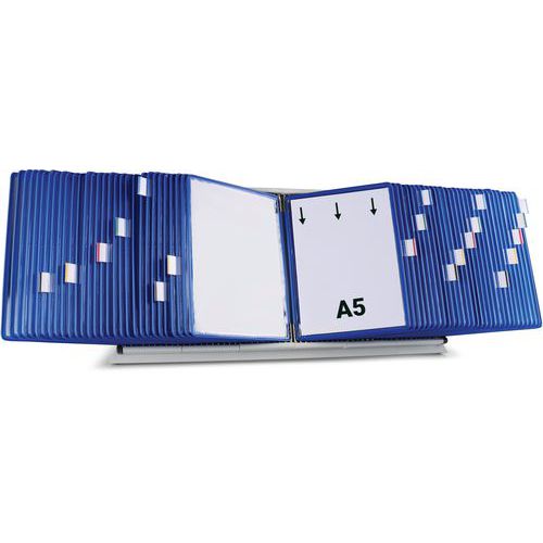 Zichtpanelensysteem wand metaal Tarifold A5 60 zichtpanelen - Djois