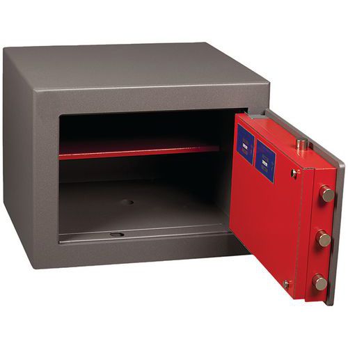 Kluis Technomax DP inbraakwerend en brandwerend, Totale inhoud: 28 L, Type sluiting: Met sleutel en code