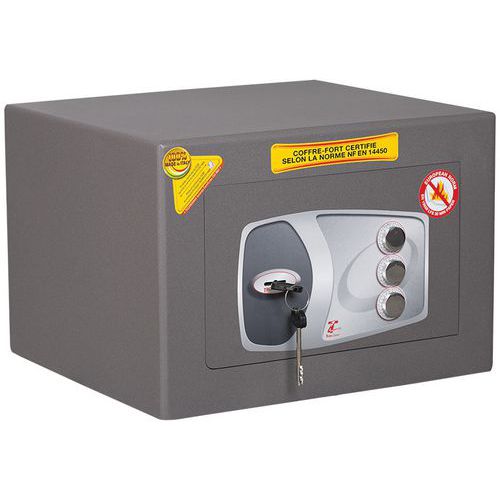 Kluis Technomax DP inbraakwerend en brandwerend, Totale inhoud: 13 L, Type sluiting: Met code