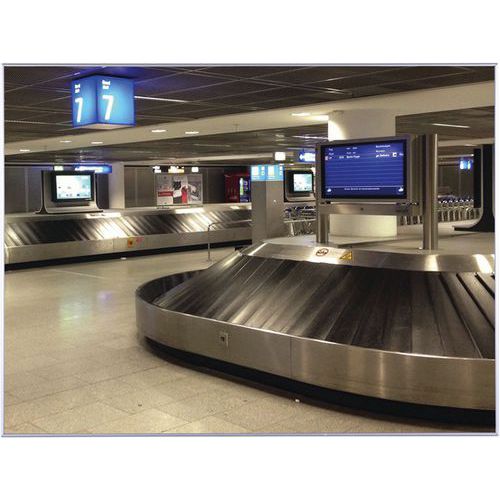 Spiegelplaat acryl, Bewakingsradius: 10 m, Vorm: Rechthoek, Breedte spiegel: 1000 mm, Hoogte spiegel: 750 mm