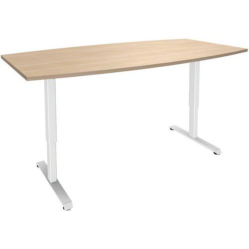 Elektrische tonvormige tafel Nivo L200xD100 cm