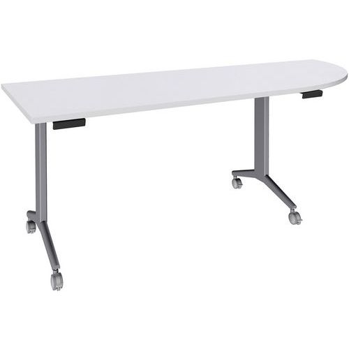 Tafel Idora 200x80 cm hoek rechts aluminium onderstel Tafel Idora 200x80 cm hoek rechts aluminium onderstel