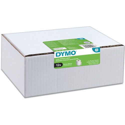 Étiquette adhésive adresse papier blanc LabelWriter - Dymo