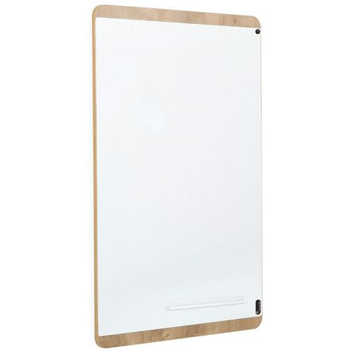 Magnetisch whiteboard gelakt en van hout NAT6420 - Rocada