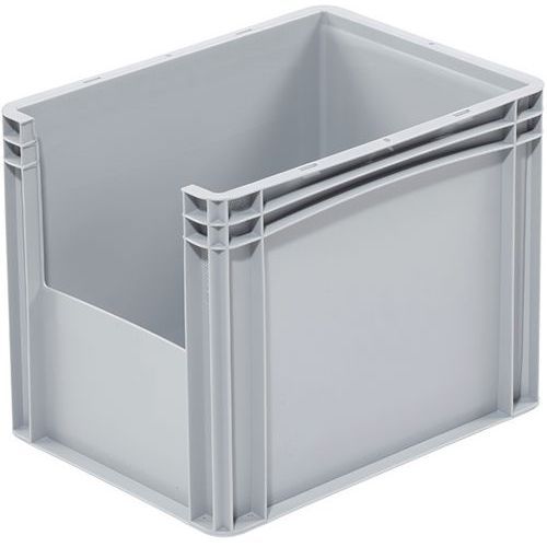 Euronorm-bak met opening aan de voorkant - Lengte 400 mm - 21 l Euronorm-bak met opening aan de voorkant - Lengte 400 mm - 21 l