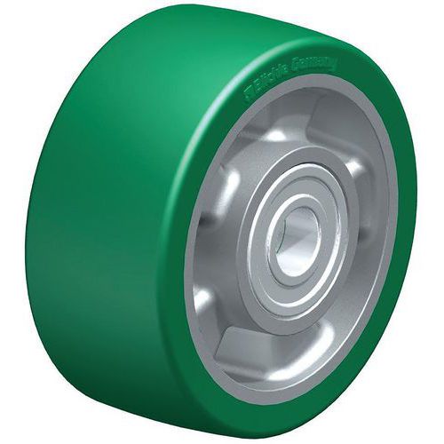 Roue polyuréthane Softhane® - corps de roue aluminium