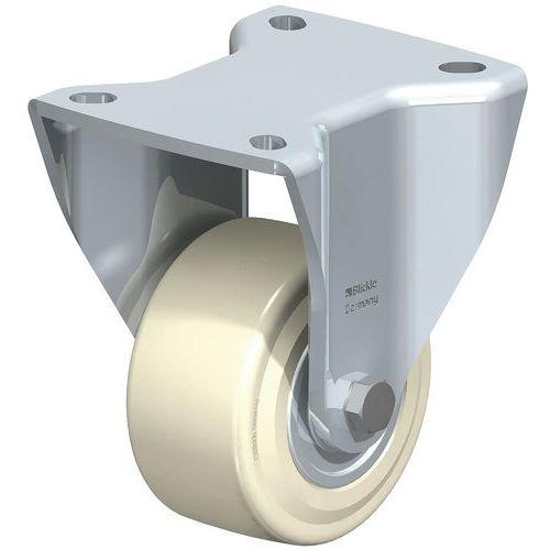 Roulette fixe acier - roue en polyamide moule - Blickle