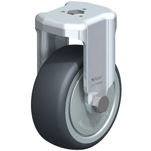 Apparatenbokwiel met boutgat polypropyleen velg - Blickle