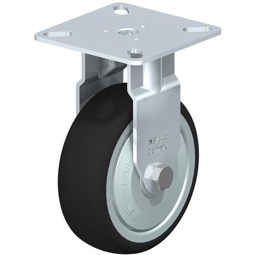 Apparatenbokwiel met bevestigingsplaat polyamide velg - Blickle