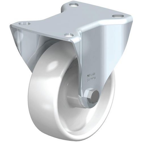 Roulette fixe acier - roue en polypropylene - Blickle