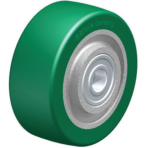 Roue bandage polyurethane Softhane® - corps en fonte - Blickle