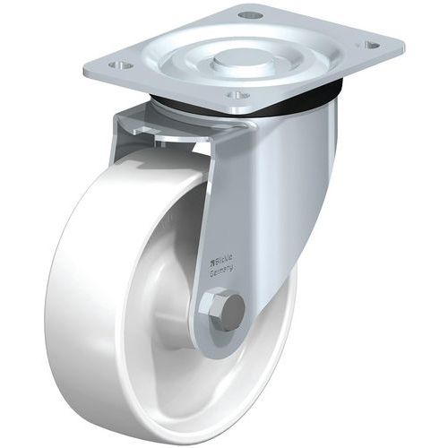 Roulette pivotante acier - roue en polyamide - Blickle