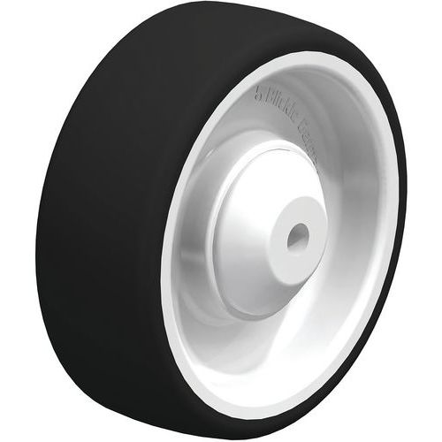 Wiel met thermoplastisch polyurethaan loopvlak zwaar polyamide velg, Max. belasting: 300 kg, Ø: 100 mm