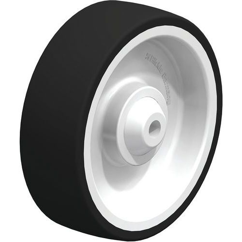 Wiel met thermoplastisch polyurethaan loopvlak zwaar polyamide velg, Max. belasting: 350 kg, Ø: 125 mm