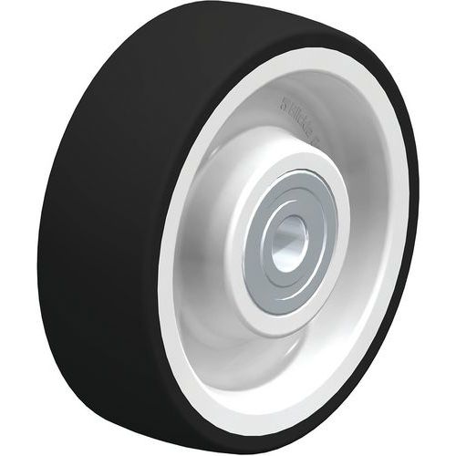 Wiel met thermoplastisch polyurethaan loopvlak zwaar polyamide velg, Max. belasting: 350 kg, Ø: 125 mm