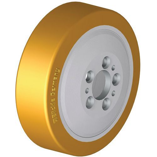 Aandrijfwiel voor transportmateriaal, Ø: 230 mm, Max. belasting: 80 kg