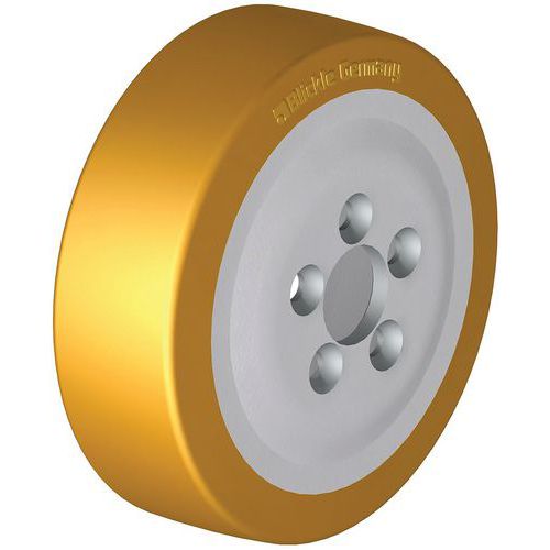 Aandrijfwiel voor transportmateriaal, Ø: 230 mm, Max. belasting: 125 kg