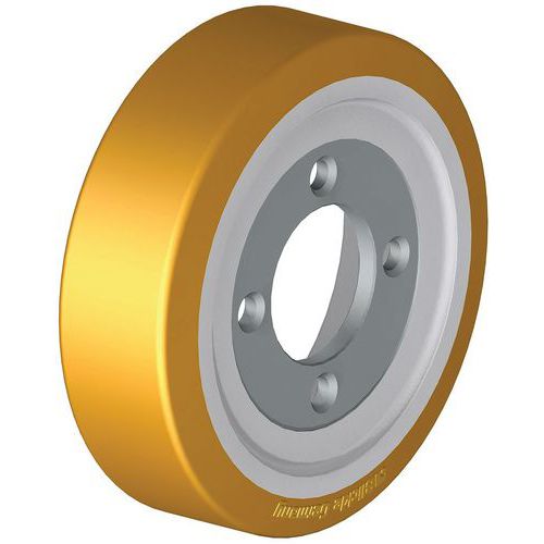 Aandrijfwiel voor transportmateriaal, Ø: 255 mm, Max. belasting: 200 kg