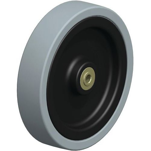 Roue bandage caoutchouc - jante en matiere synthetique - Blickle