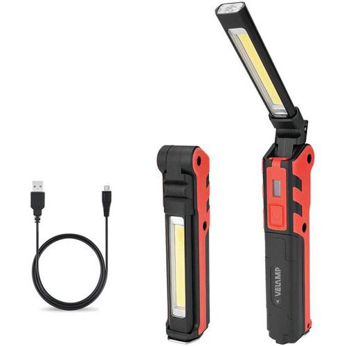 Kit Lampe d'inspection rechargeable + torche multifonctions - Velamp