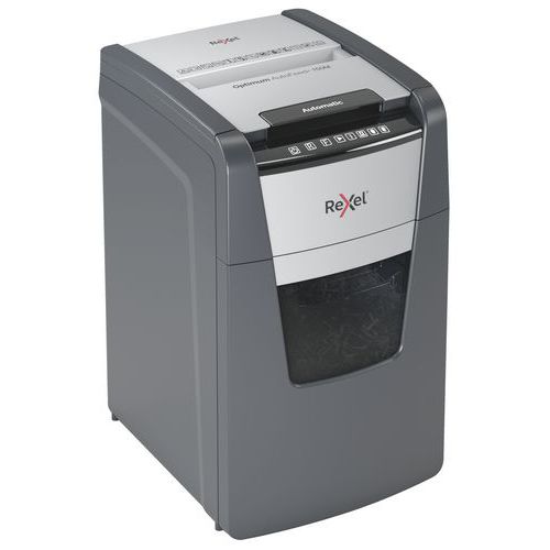 Papiervernietiger Optimum Autofeed+- Rexel, Velcapaciteit 80 gr.: 150, Inhoud bak: 44 L