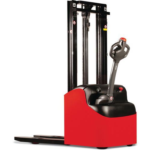Elektrische stapelaar serie A, Max. belasting: 1200 kg, Max. hefhoogte: 2900 mm, Gewicht zonder accu: 714 kg