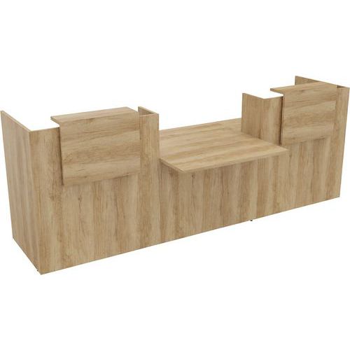 Receptiebalie Filia PMR, gecentreerd 3 m