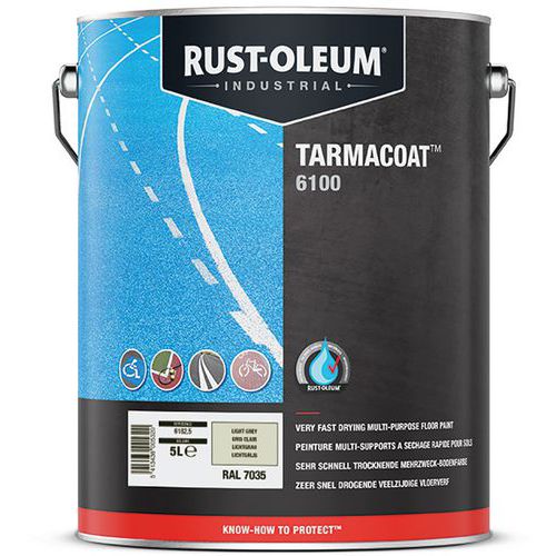 Peinture pour sol extérieur et intérieur Tarmacoat - 5 L - Rust-Oleum