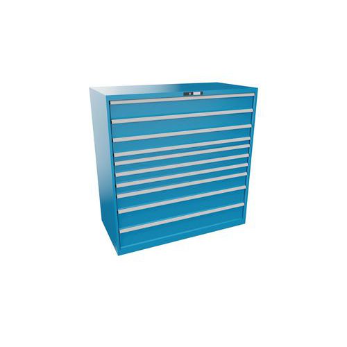 Ladekast 78x36E (bxdxh) 1431x725x1450 mm, Max. belasting: 200 kg, Totale hoogte: 1450 mm, Aantal laden: 10