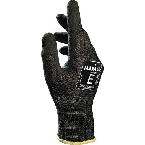 Handschoenen met beschermingsniveau E tegen snijden KryTech 645 - Mapa Professional