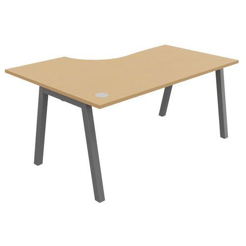 Bureau compact Partage retour rechts 160 cm