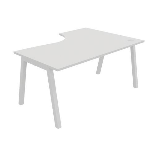 Bureau compact Partage retour gauche 160 cm