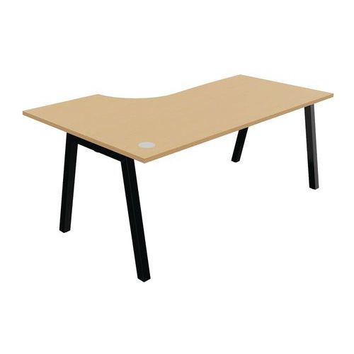 Bureau compact Partage retour rechts 180 cm