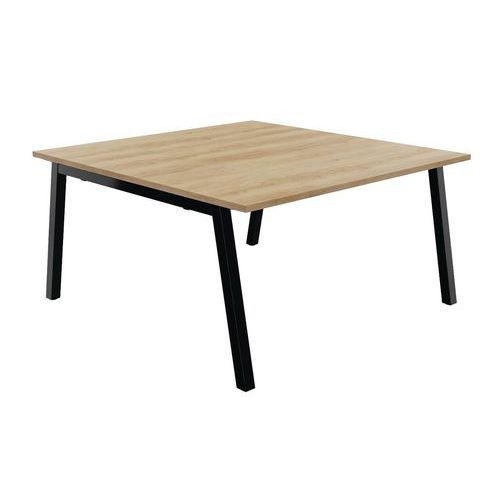 Vergadertafel vierkant, 4 poten Partage