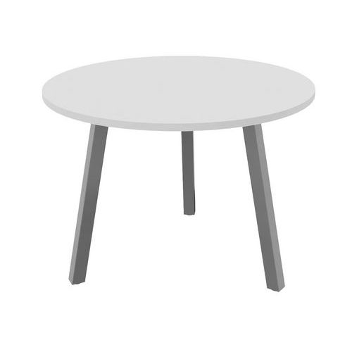 Table de réunion ronde 3 pieds Ø 100 cm Partage