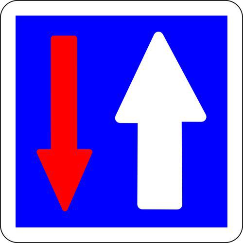 Signaalbord C18 Voorrang voor verkeer uit tegenovergestelde richting - Lacroix Signaalbord C18 Voorrang voor verkeer uit tegenovergestelde richting - Lacroix