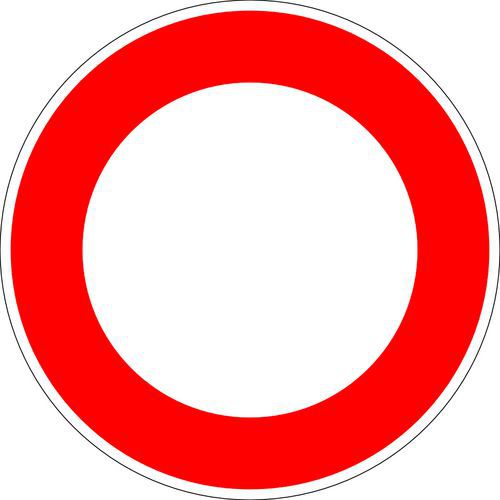 Signaalbord B0 Verboden in te rijden - Kelias