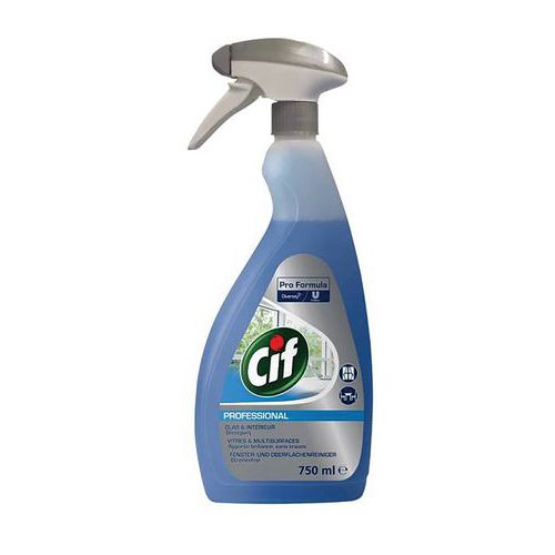 Spray voor glas en alle oppervl. - 750 ml - Cif Pro Formula