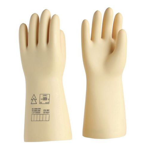 Handschoenen voor elektrische isolatie klasse 00 500 V AC - Catu